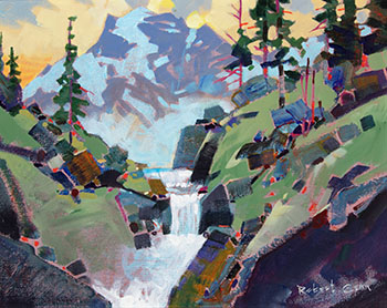 Opabin Creek, Yoho Park par Robert Genn