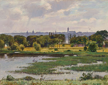 View of Royal Military College, Kingston Ontario by Robert Wakeham Pilot