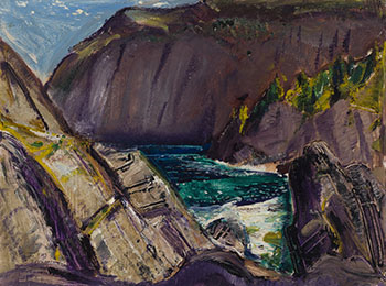 Sketch at Quidi Vidi Near St. John, Newfoundland by Arthur Lismer