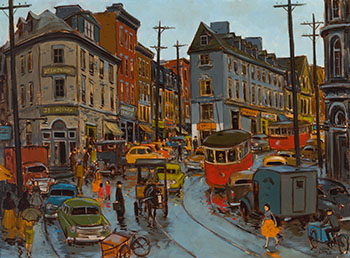 Rue Fabrique, Québec by John Geoffrey Caruthers Little