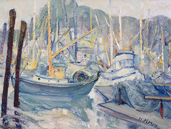 Fishing Boats, Montreal par Henrietta Mabel May