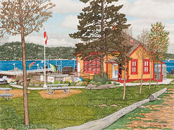 The Museum at Crofton, BC by Edward John (E.J.) Hughes