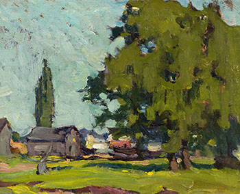 Farm in Summer par John William (J.W.) Beatty