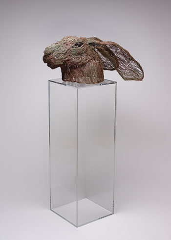 Hare Head by Sophie Ryder
