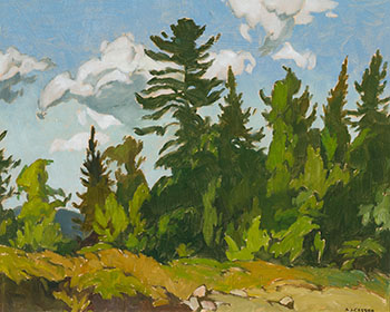 Bay on Oxtongue Lake par Alfred Joseph (A.J.) Casson