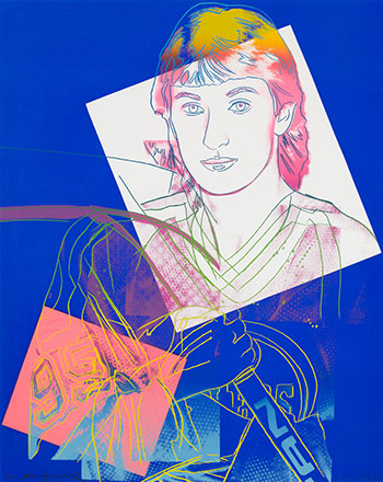 Wayne Gretzky #99 (F.&S. II.306) by Andy Warhol