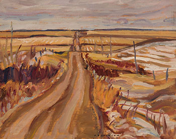 Country Road, Manitoba par Alexander Young (A.Y.) Jackson