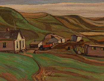 Farm at Rosebud, Alberta par Alexander Young (A.Y.) Jackson