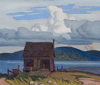 Old Cabin Haliburton by Alfred Joseph (A.J.) Casson