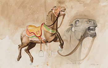 Study for Carousel by Ken (Kenneth) Edison Danby