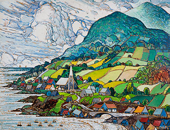 Paysage Grande-Vallée par Marc-Aurèle Fortin