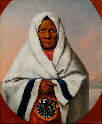 Marie of Montreal, Chief Red Jacket's Wife by Cornelius David Krieghoff