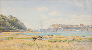 View of Quebec from the River Marshes by Charles Jones Way