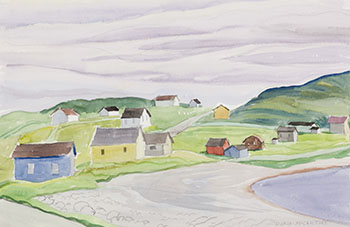 The Shore at Port aux Choix by Doris Jean McCarthy