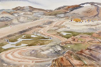 Air Strip at Lake Harbour by Doris Jean McCarthy