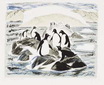 Penguin Rookery by Doris Jean McCarthy