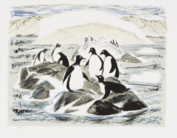  Penguin Rookery by Doris Jean McCarthy