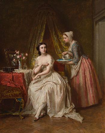 La toilette by Antoine Emile Plassan