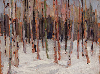 Winter Birches by Franklin Carmichael