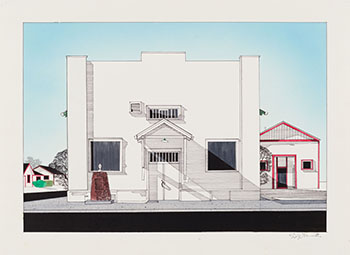 Town Hall par David Allen Thauberger