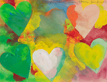 Hearts by Jim Dine
