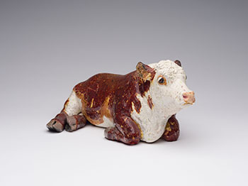 Laying Down Cow by Joseph Hector Yvon (Joe) Fafard