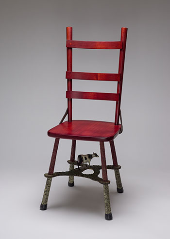 Chair #10 by Joseph Hector Yvon (Joe) Fafard