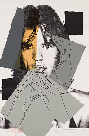 Mick Jagger (F.S.II.147) by Andy Warhol