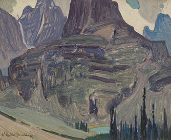 Peaks Above Lake O'Hara par James Edward Hervey (J.E.H.) MacDonald