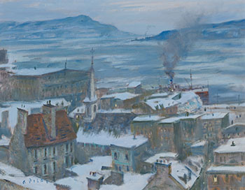 Quebec Winter Twilight par Robert Wakeham Pilot