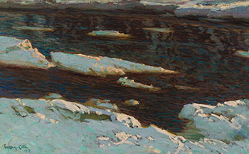 Rivière au dégel (Thaw on the River) by Marc-Aurèle de Foy Suzor-Coté