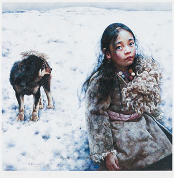 Tibetan Girl par Ai Xuan