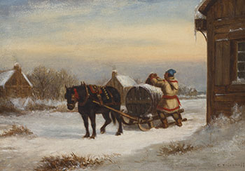 The Waterman by Cornelius David Krieghoff