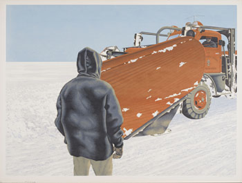 Snowplow by Alexander Colville