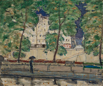 Paris, View from Studio Window par James Wilson Morrice