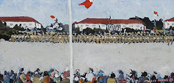 The March Past Countess Mountbatten by Molly Joan Lamb Bobak