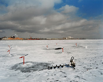 Pêche sur la glace, Longueuil, 2007 by Bertrand Carrière