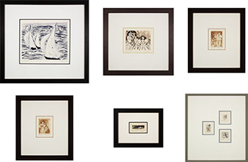 Set of Eight Prints by Francine Gravel