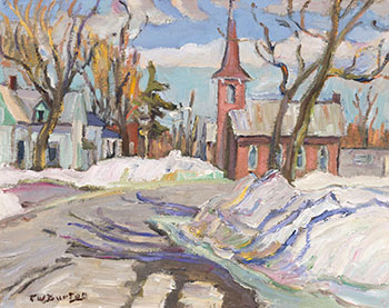 Town in Winter by Ralph Wallace Burton