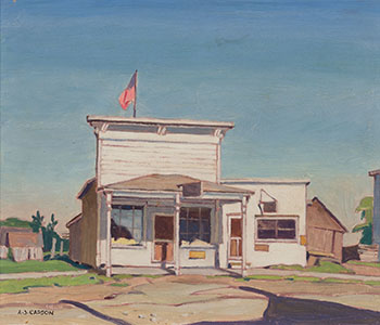 Store at Washago by Alfred Joseph (A.J.) Casson