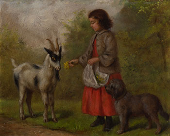 Lunch Time by Charlotte Mount Brock (Morrell) Schreiber