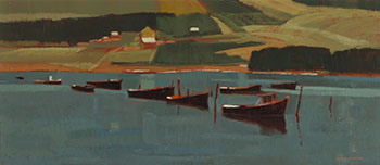 Bay Saint Lawrence, Cape Breton Island by Alan Caswell Collier