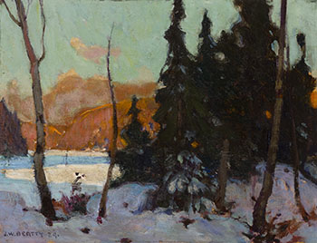 Winter Landscape by John William (J.W.) Beatty