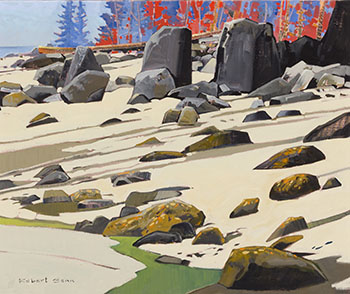 The Beach, Calvert Island by Robert Genn