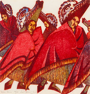 Indian Dance by Sybil Andrews