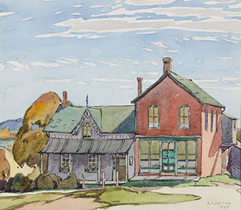 Old Store, Ballinafad by Alfred Joseph (A.J.) Casson