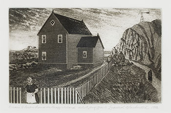 Gram Glover’s House on Bragg’s Island by David Lloyd Blackwood