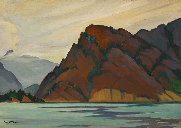 Rainy Day Near Seaside Park, Howe Sound by William Percival (W.P.) Weston