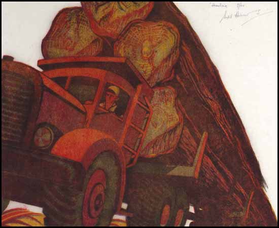 Hauling by Sybil Andrews