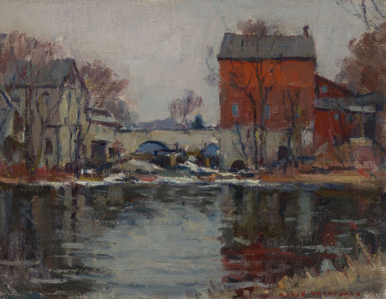 The Old Mill par Manly Edward MacDonald